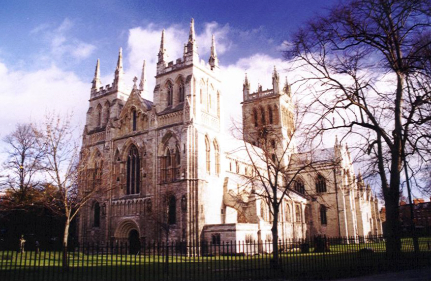 Selby Abbey where Dinah was christened